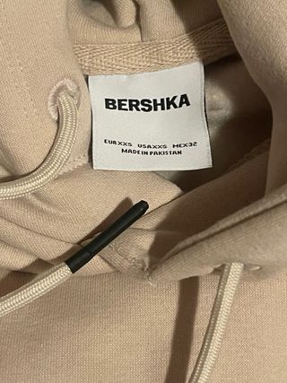 Pack 2 Sudaderas Bershka XXS Azul Beige Nuevas