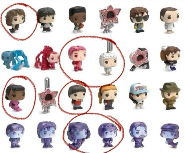 cambio figuras Stranger Things Kinder