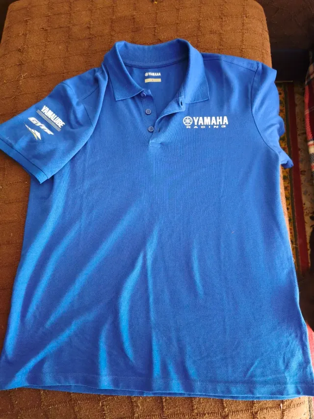 Polo Oficial Yamaha Talla L Azul