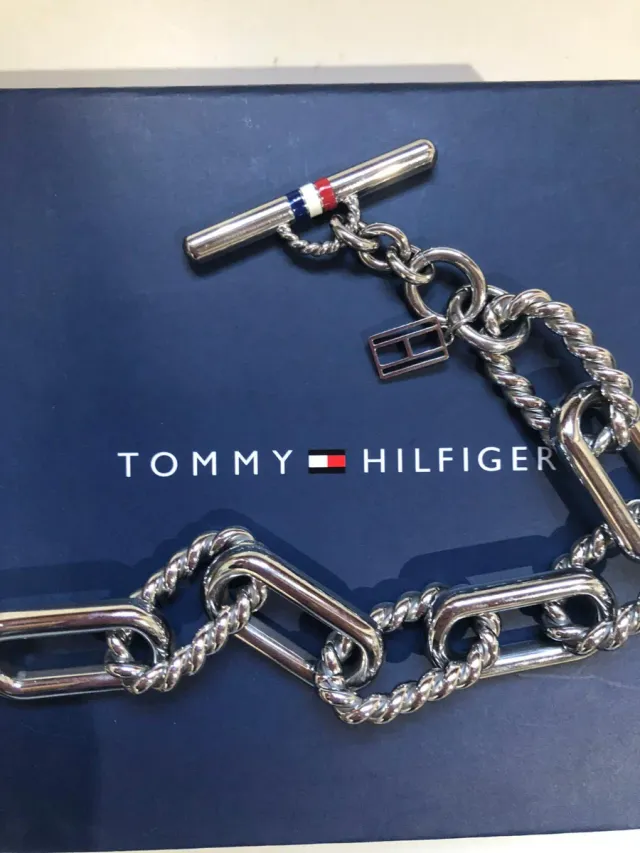 Pulsera Tommy Hilfiger Plata y Multicolor
