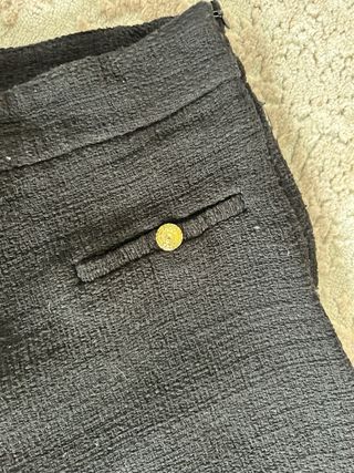 Pantalón Zara Negro Botones