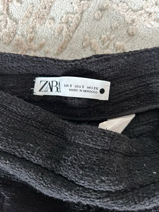 Pantalón Zara Negro Botones