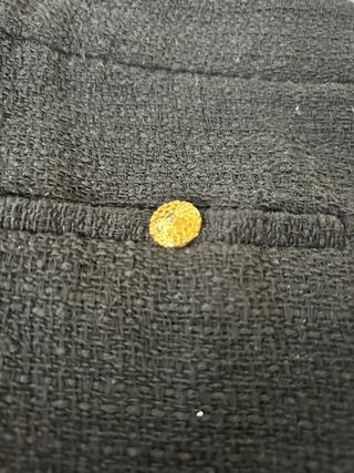 Pantalón Zara Negro Botones