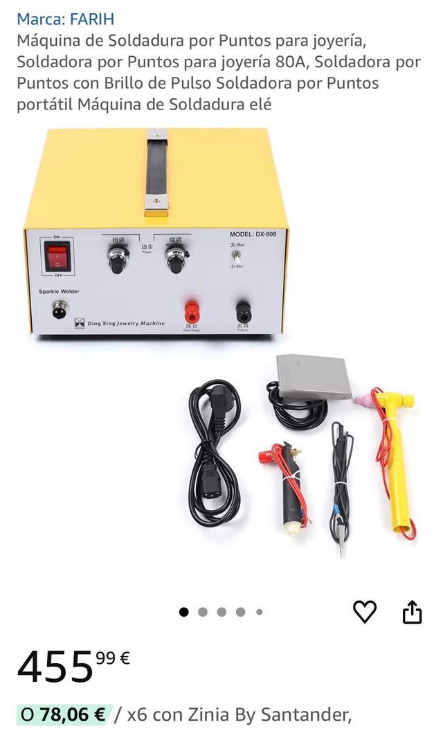 Saldatrici a punti 80A per gioielleria