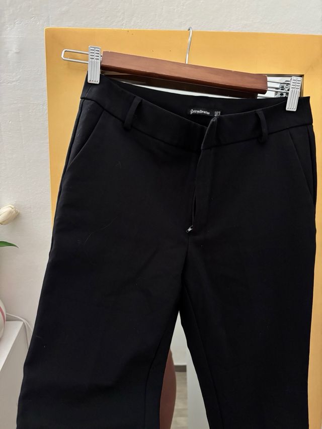 Pantalón de traje negro Stradivarius