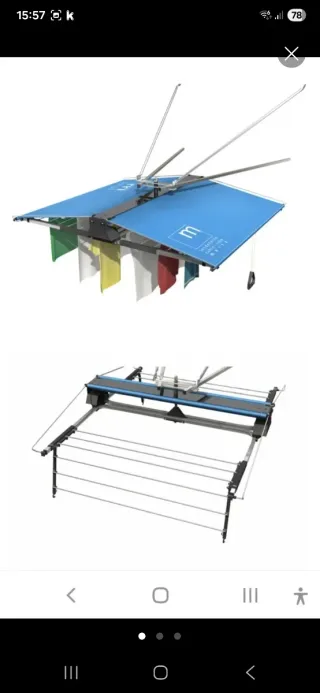 Tendedero Marta Plus Acero inoxidable