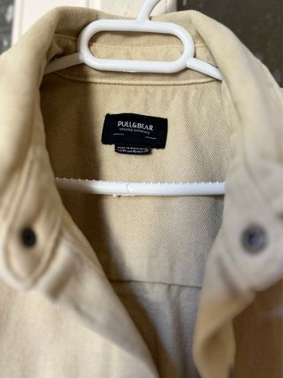 Sobrecamisa Beige Hombre