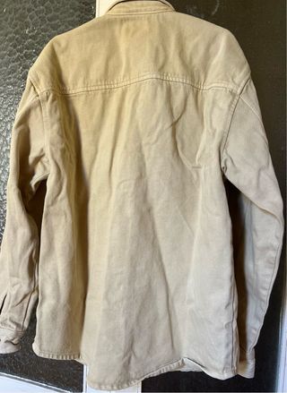 Sobrecamisa Beige Hombre
