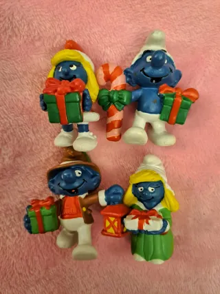 Puffi Natale Pitufos Noel Christmas Smurfs