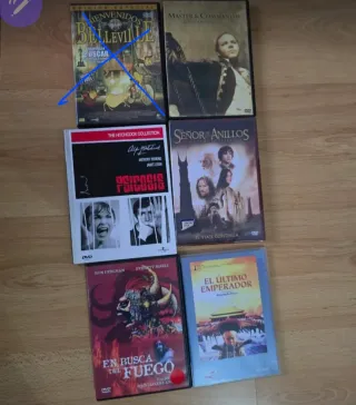 Lote 5 Películas DVD (Varios Géneros)