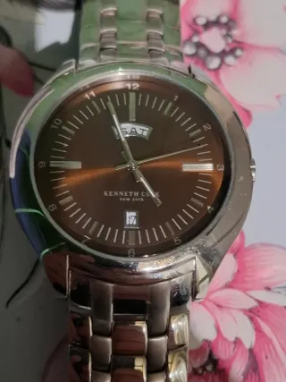 Orologio Kenneth Cole Marrone Argento