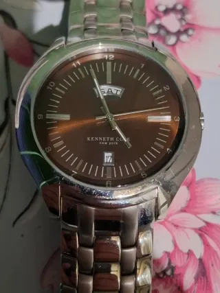 Orologio Kenneth Cole Marrone Argento