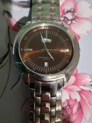 Orologio Kenneth Cole Marrone Argento