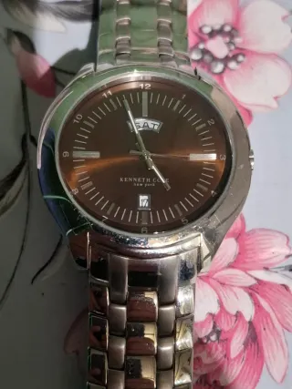 Orologio Kenneth Cole Marrone Argento