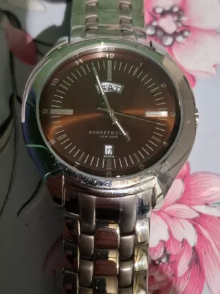 Orologio Kenneth Cole Marrone Argento