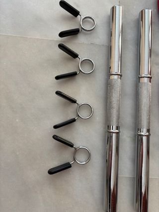 Barra Mancuernas Discos Salter