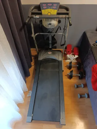 Set Gimnasio Casa Cinta Elíptica Mancuernas