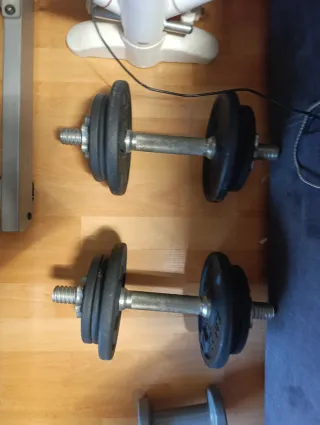 Set Gimnasio Casa Cinta Elíptica Mancuernas