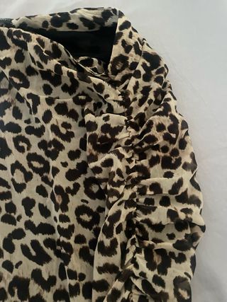Falda larga Mango leopardo Talla S / 36