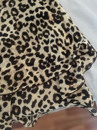 Falda larga Mango leopardo Talla S / 36