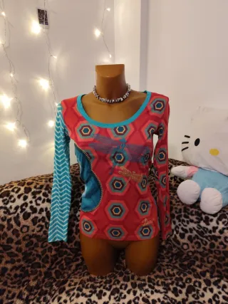 Camiseta Desigual Talla S Multicolor