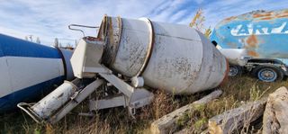 Bombo hormigonera con chasis