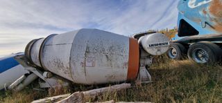 Bombo hormigonera con chasis