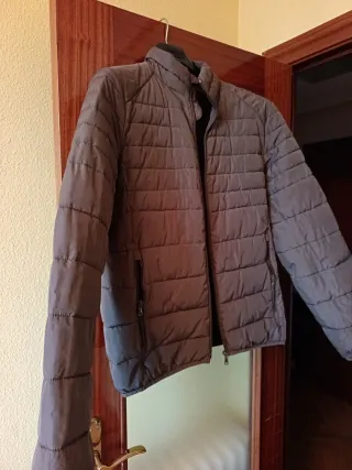 Chaqueta acolchada caballero marrón