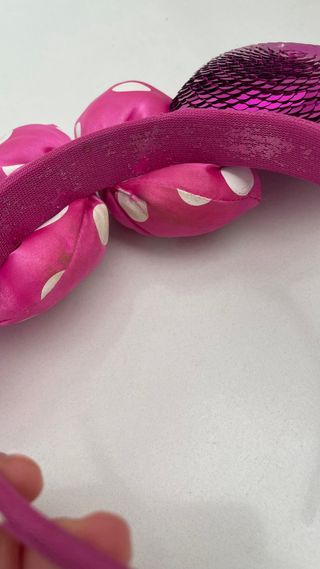 Diadema Orejas Minnie Mouse Rosa Brillante