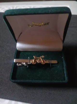 Pasador de corbata Juglar bicicleta dorado