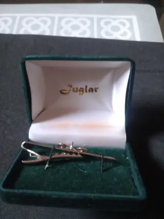 Pasador de corbata Juglar bicicleta dorado