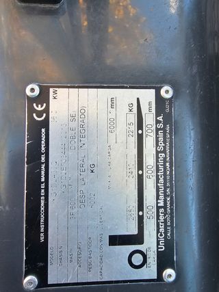 Carretilla Elevadora Nissan YG1D2A3444