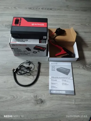 Arrancador Baterías Ultimate Speed Compresor