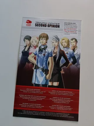 Juego Wii Trauma Center: Second Opinion