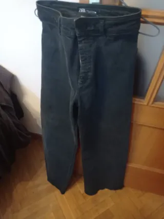 Pantalón Zara Mujer Negro t-36