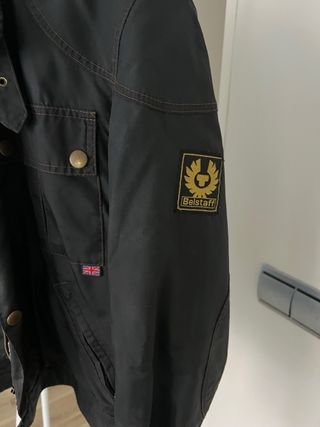 Cazadora Belstaff Negra Talla L