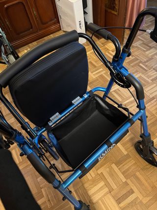 Andador silla de ruedas 2 en 1, KMINA