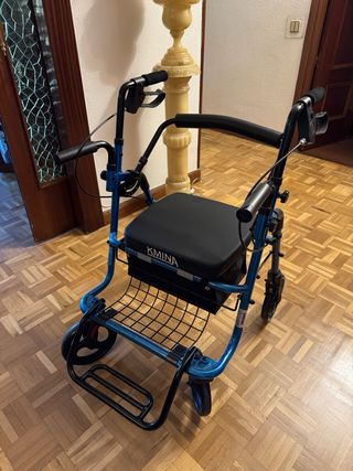 Andador silla de ruedas 2 en 1, KMINA