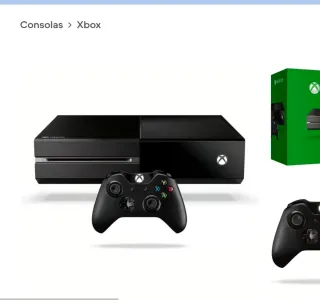 Xbox One Negra + Mando+fifa 23 En buen estado