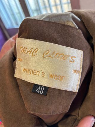 Chaqueta MAC CLOW'S Hombre Talla 48 Marrón