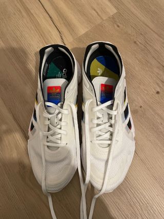 Zapatillas Adidas Talla 42 Multicolor Blancas
