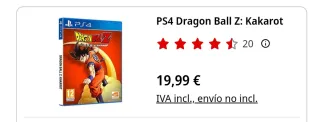 PS4 Dragon Ball Z: Kakarot Nuevo