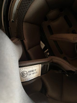 Casco de moto Scorpion negro