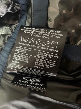 Giubbotto bambino blu e rosso