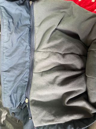 Giubbotto bambino blu e rosso