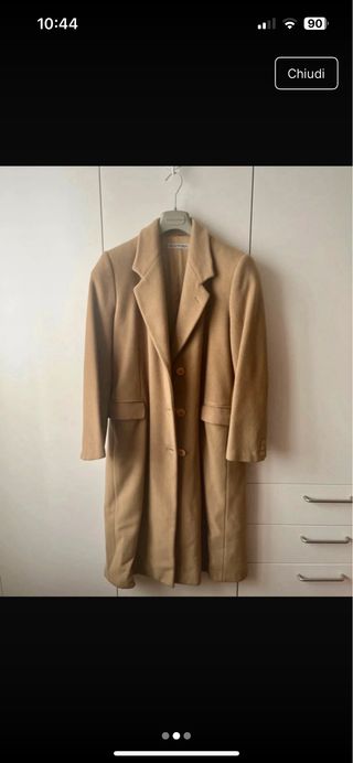 Cappotto Emporio Armani Vintage Beige Size IT: 46
