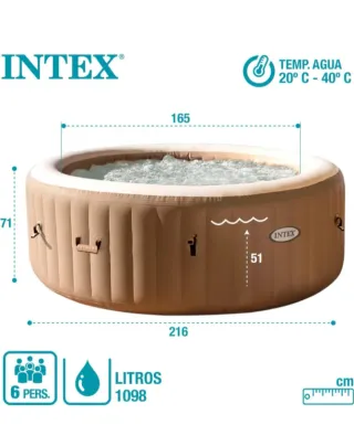 Spa Hinchable 6 personas Intex