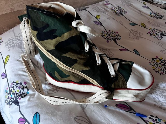 Mochila Zapatilla Vans Camuflaje