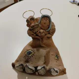 Belén de cerámica artesanal