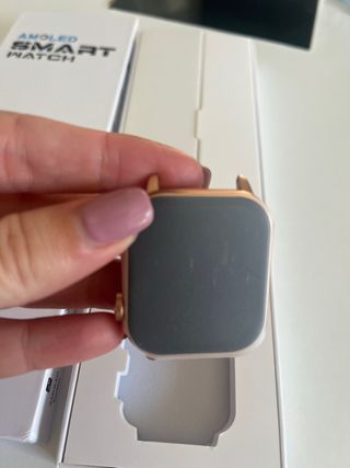 Reloj Digital Nuevo Oro y Rosa